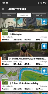 Zwift Companion android App screenshot 2